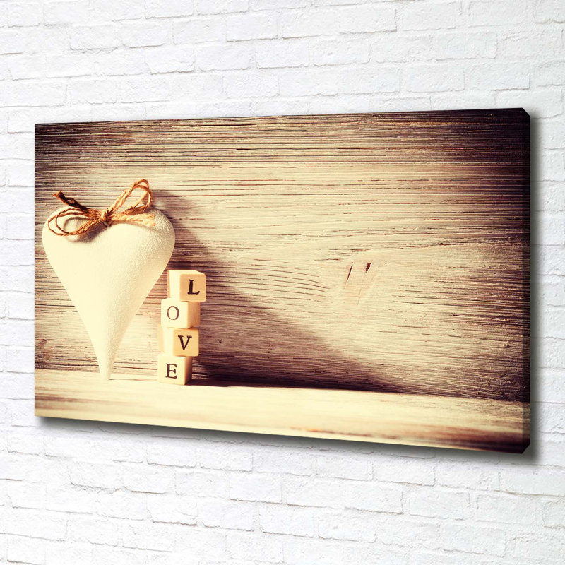 Love - Wrapped Canvas Print