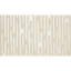 Tapis rayé rectangulaire en laine / viscose crème / ivoire-96371507