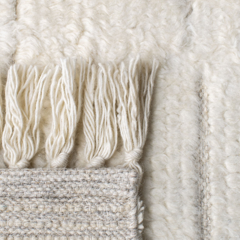 Casablanca Hand Woven Wool Rug, Rectangle 2' x 3'