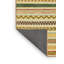 Tapis décoratif multicolore à motif abstrait-13400080