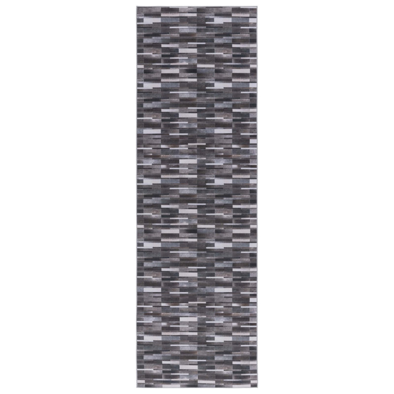 Ashawna Performance Machine Washable Geometric Rug, Runner 2'6" x 8'