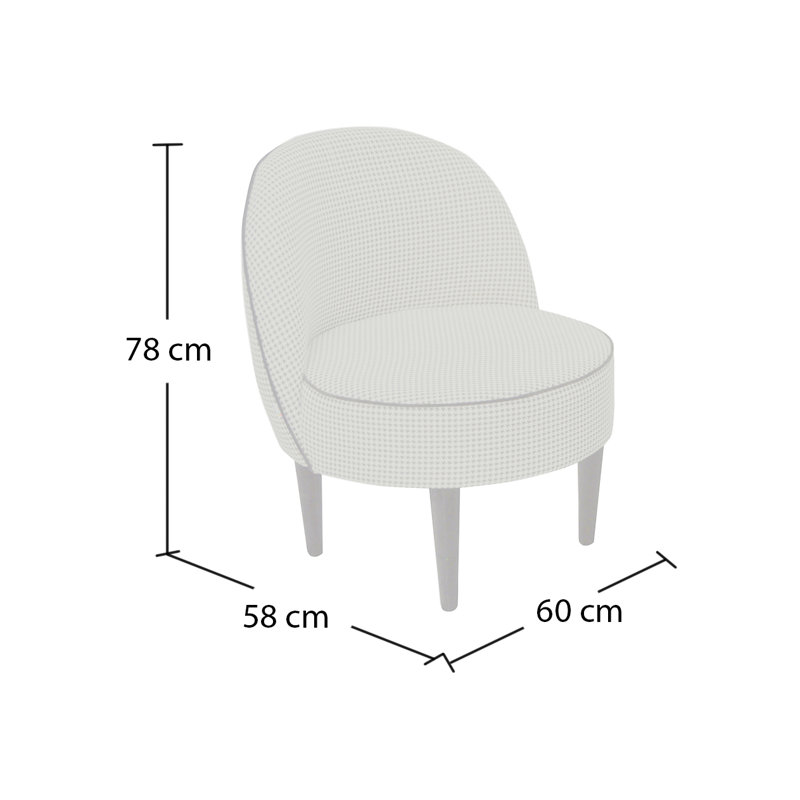 Pastel Upholstered Accent Chair