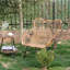 Cemlyn Metal and Natural Rattan Armchair