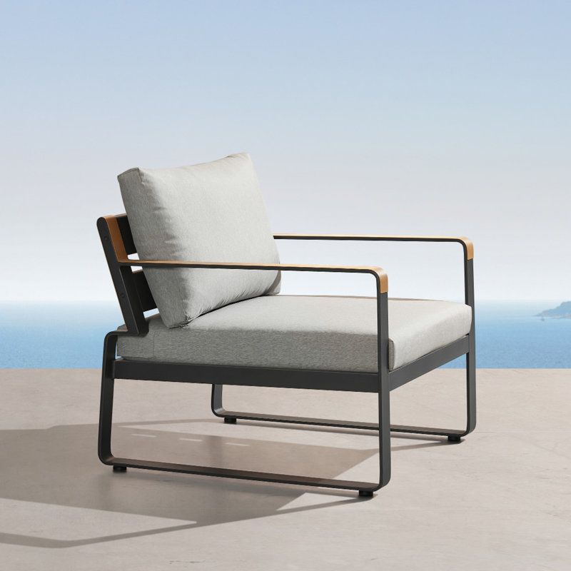 Denea 5 - Seater Outdoor Coversation Seating Group With Powder Coating Aluminum Frame