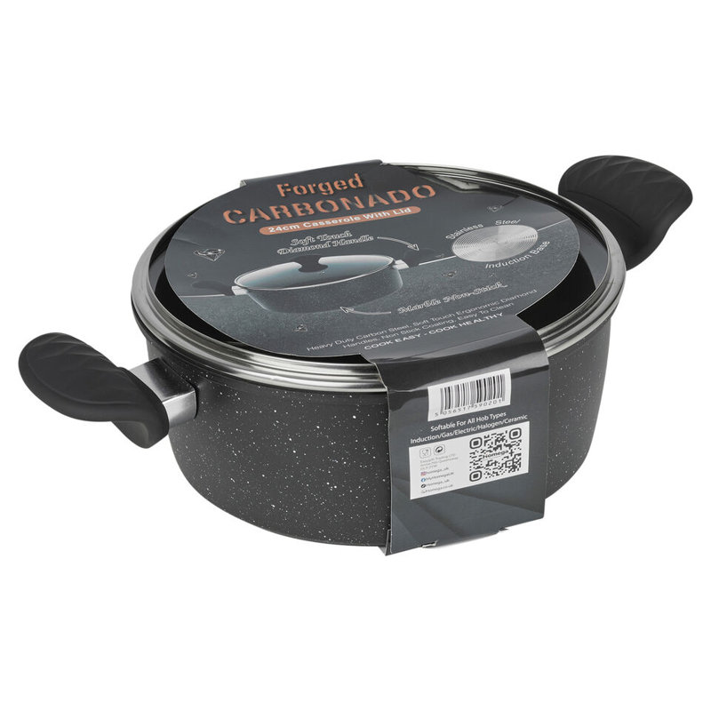 Ruvins 1 - Piece Non-Stick Pressed Carbon Steel Cookware Set