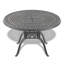 7 meubles de patio noirs avec coussins d'exposition - aluminium flexible