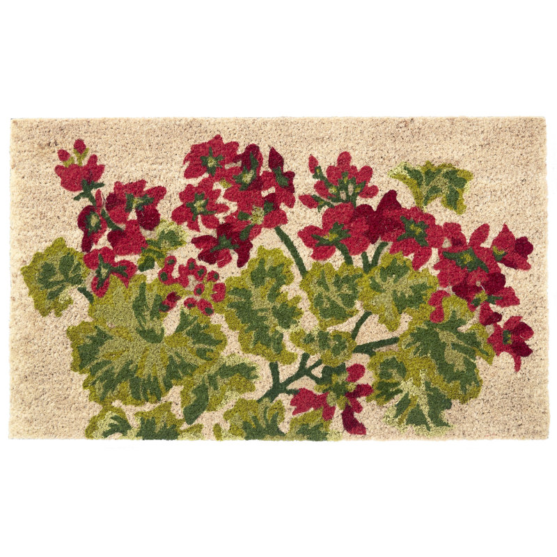 Geranium Outdoor Doormat