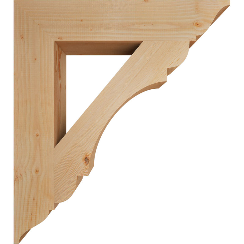 Support olympique traditionnel, H 36 po x l 5,5 po x P 32 po, Douglas (lisse)