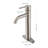 Brushed Nickel Bathroom Faucet - Modern, Single Handle Design, Stainless Steel, Easy Installing Modern Vanity In Nickel, Simple Installation & Water Saving Function