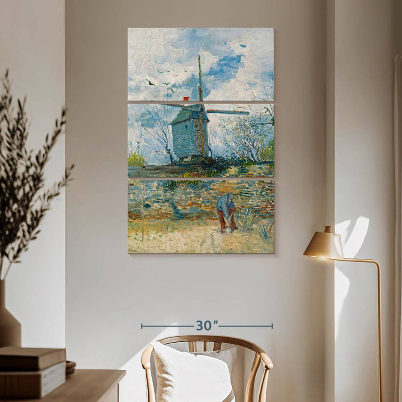 Le Moulin de la Galette 1886 II, H 65 po x l 42 po