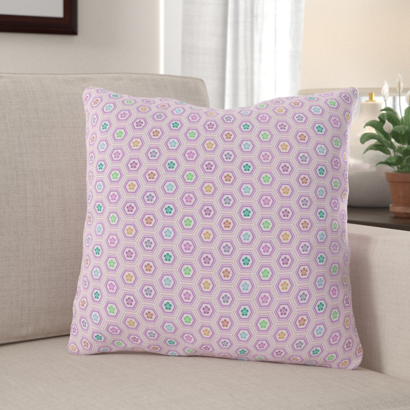 Coussin décoratif unidirectionnel Hickok, Intérieur, Rose