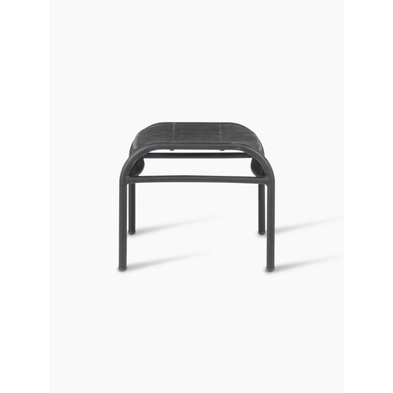 Loop Outdoor Ottoman, Black