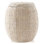 Panier de rangement rond en jacinthe d'eau avec panier