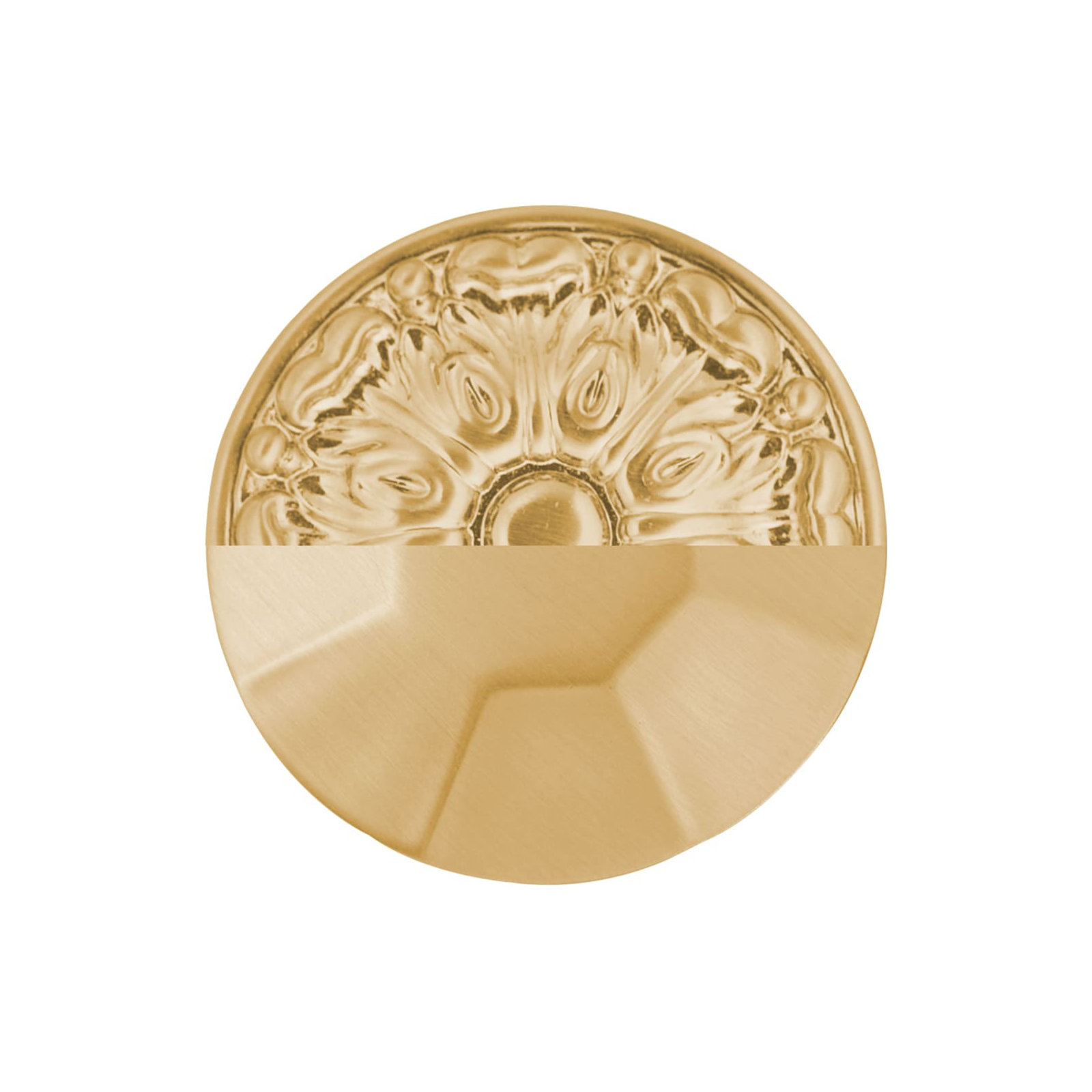 Forge Collection Pull - Farmhouse Hardware for Drawers & Cabinets, Brushed Golden Brass, 12"
