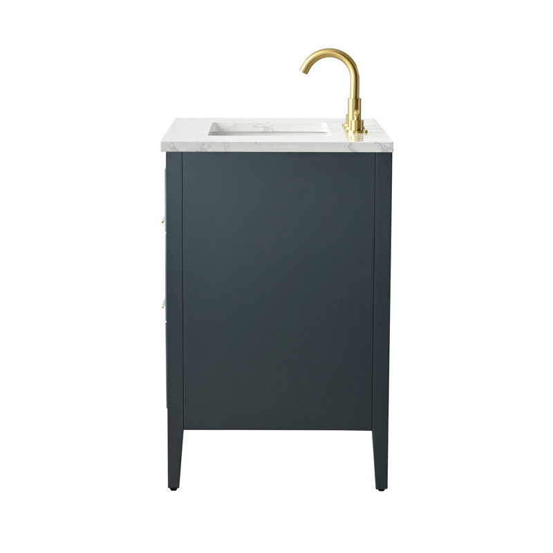 Emma 30" W Single Vanity, Vintage Blue