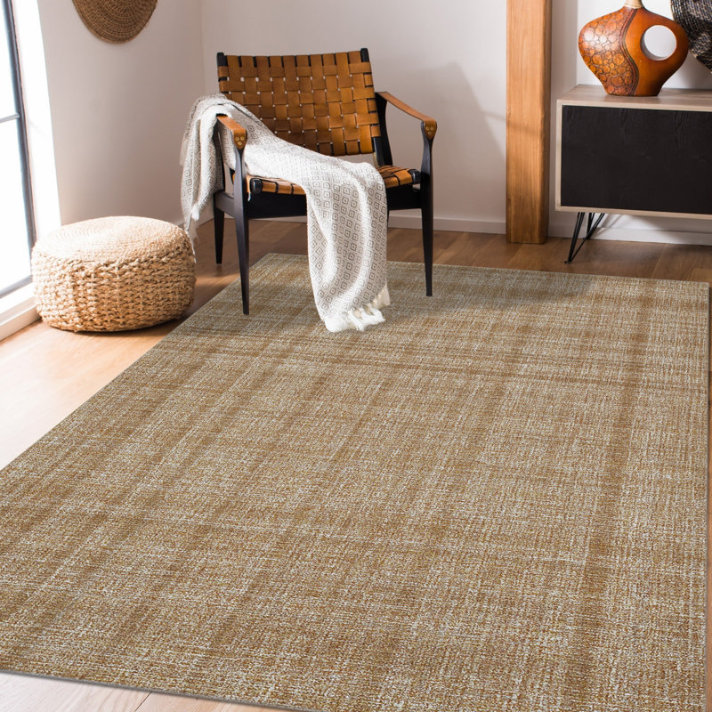 Nubar Hand Tufted Wool Plaid Indoor Rug, Rectangle 2' x 3'