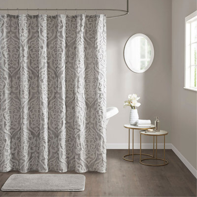 Rideau de douche jacquard