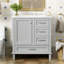 Ensemble de meuble-lavabo moderne avec lavabo 30 po, meuble-lavabo moderne avec porte à fermeture douce et 3 tiroirs, structure en bois massif-112367420-112367422