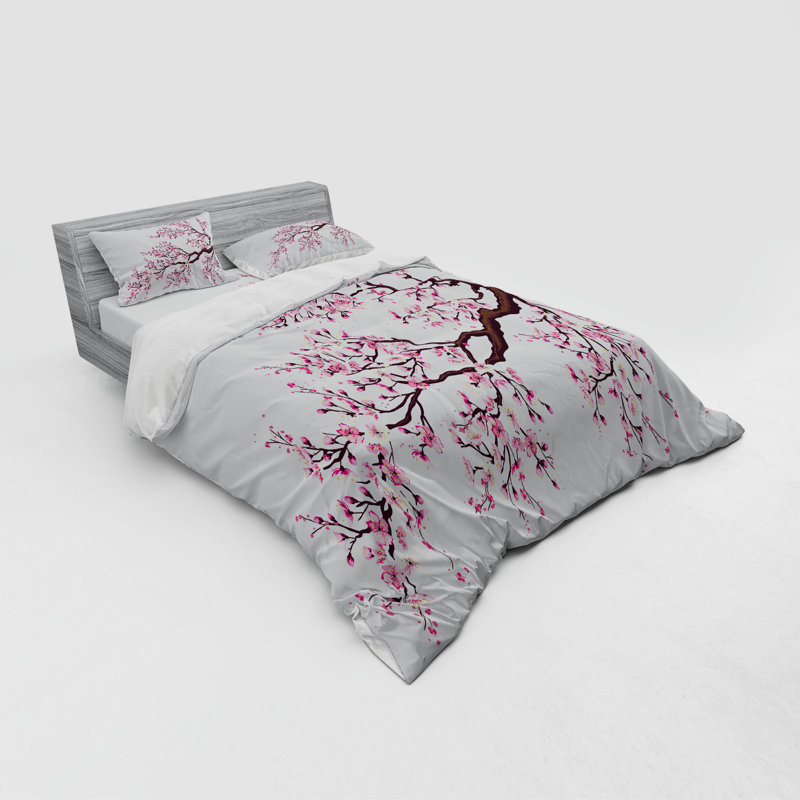 Eclectic Floral Duvet Cover, Queen Duvet Cover + 3 Additional Pieces