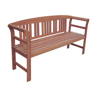Velmanikandan Solid Wood Eucalyptus Outdoor Bench