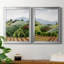 Toscane, croquis I, reproduction encadrée de qualité supérieure - prête à être accrochée-90196288-90196291