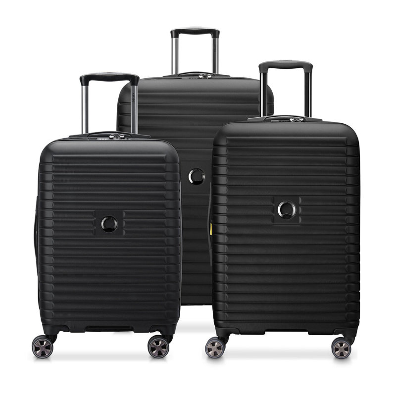Ensemble de valises intelligentes 3 pièces Delsey, Noir