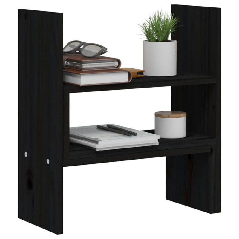 Khaysen Wood Monitor Stand, Black