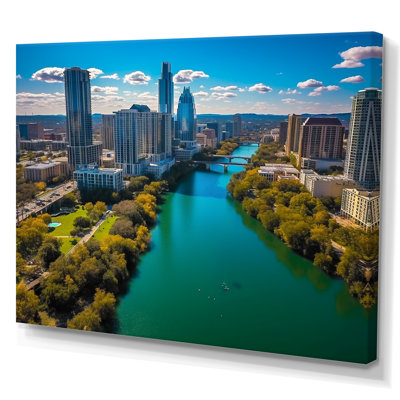 Austin Dynamic Cityscape II, reproduction d'art sur toile