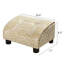Upholstered Linen Footstool-1332487485