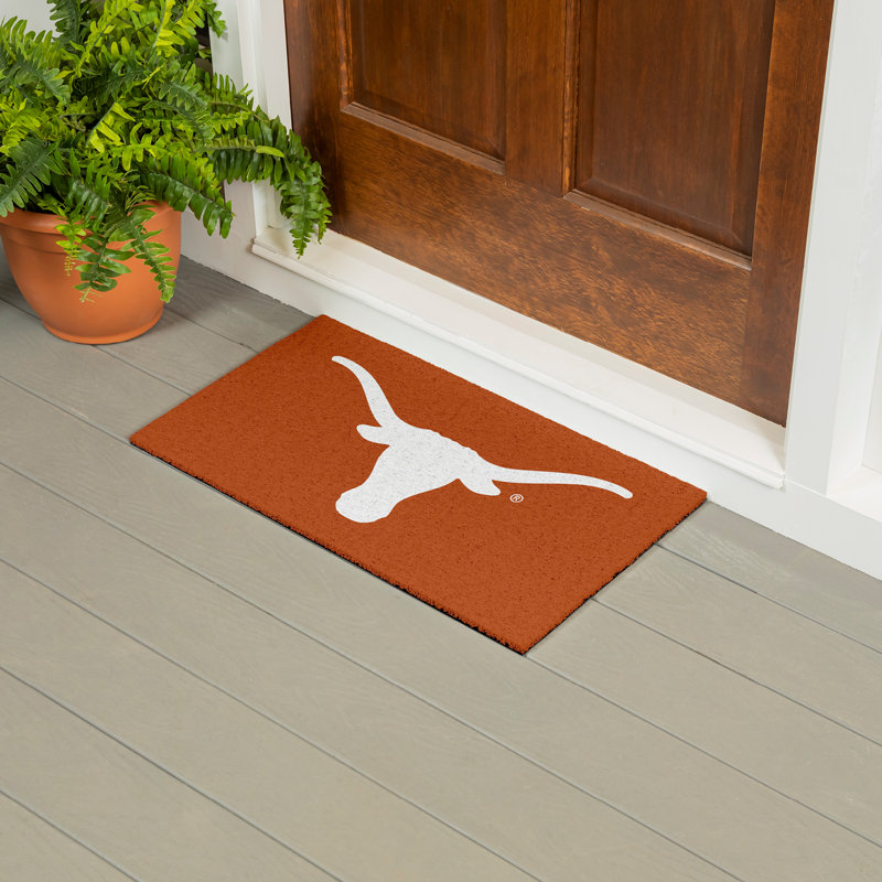 Tapis polychrome en PVC, 16 po x 28 po, Université du Texas