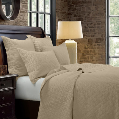 Ensemble de courtepointe 3 pièces Diamond Linen