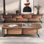 Table basse à quatre pieds avec rangement-98347089