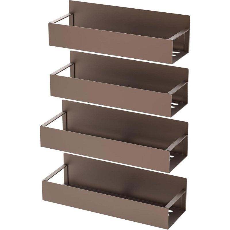 Wall Mounted Required Spice Rack, Bronze