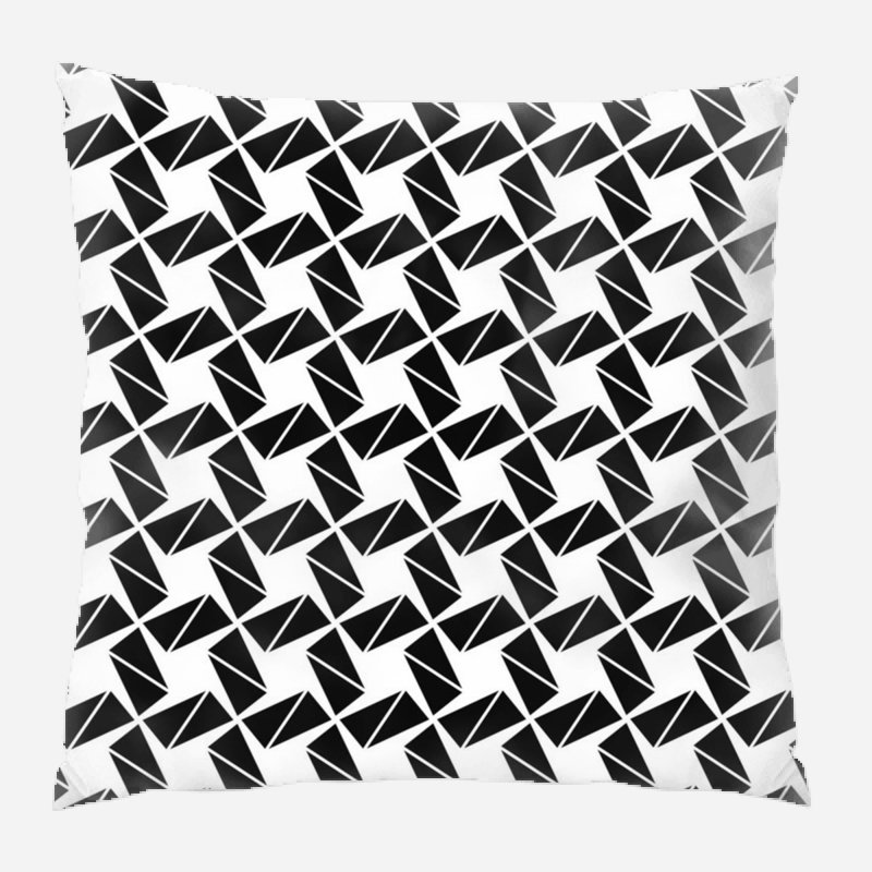 Coussin décoratif triangulaire, Intérieur