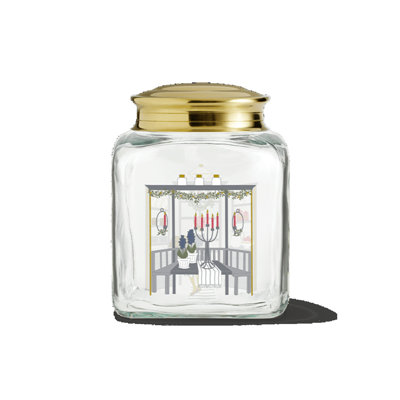 Holmegaard Christmas Biscuit Jar 2024 H 6.3"