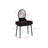 3Pc Vanity Table And Stool Set Built-In Led-Lit Mirror Matching Cushioned Stool Gold-Accented Handles Wooden Home Furniture-1875730129