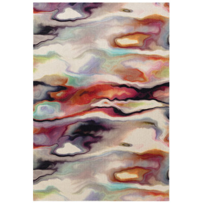Charolyn Abstract Wool Hand Woven Area Rug