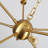 Pushkar 8 - Light Industrial Dining Room Chandelier, Modern Plug in Sputnik Sphere Chandelier with Cord & ON/OFF Switch-60047562