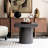 23.6'' Modern Solid Wood Veneer End Table(Only Including Coffee Table)