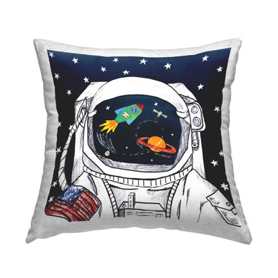 Abstract Outdoor Throw Pillow
