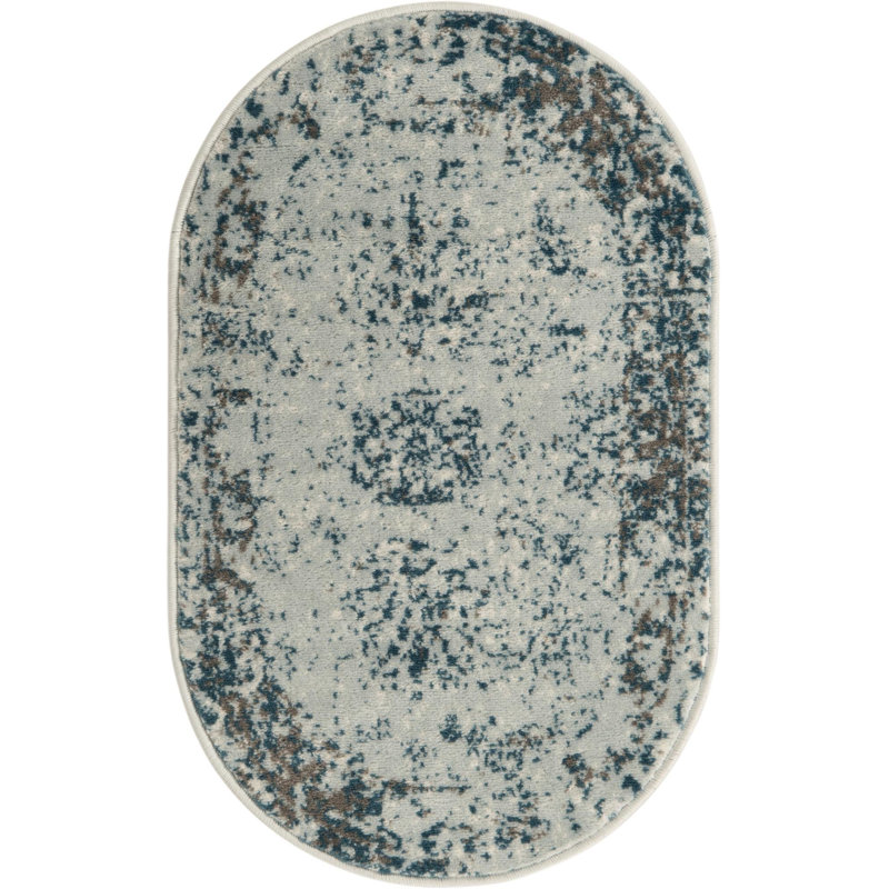 Anneliesse Oriental Indoor Rug, Oval 2' x 3'1"