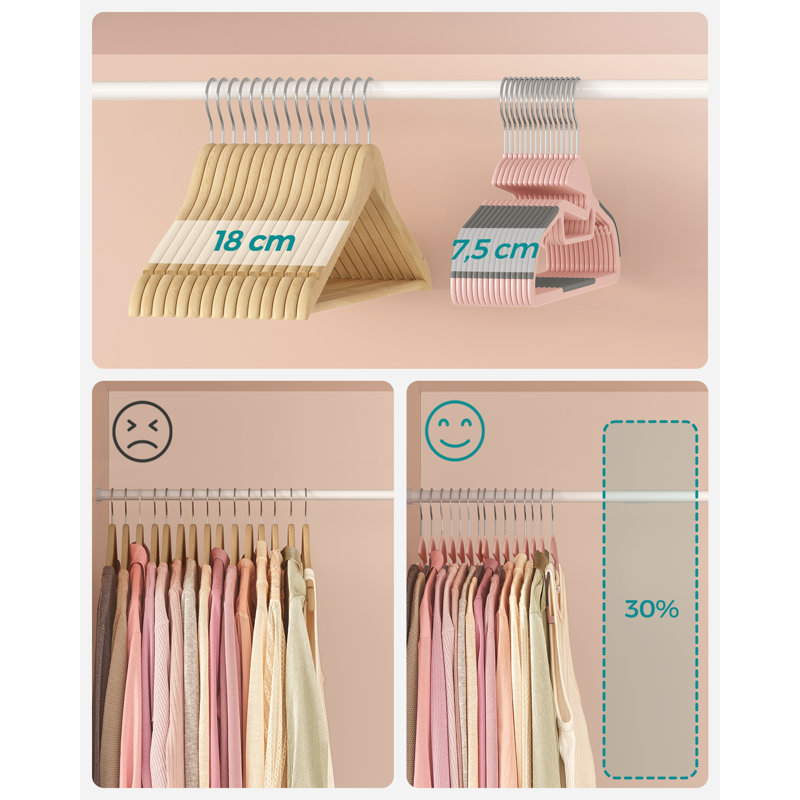 Standard Hanger, Pink/Grey