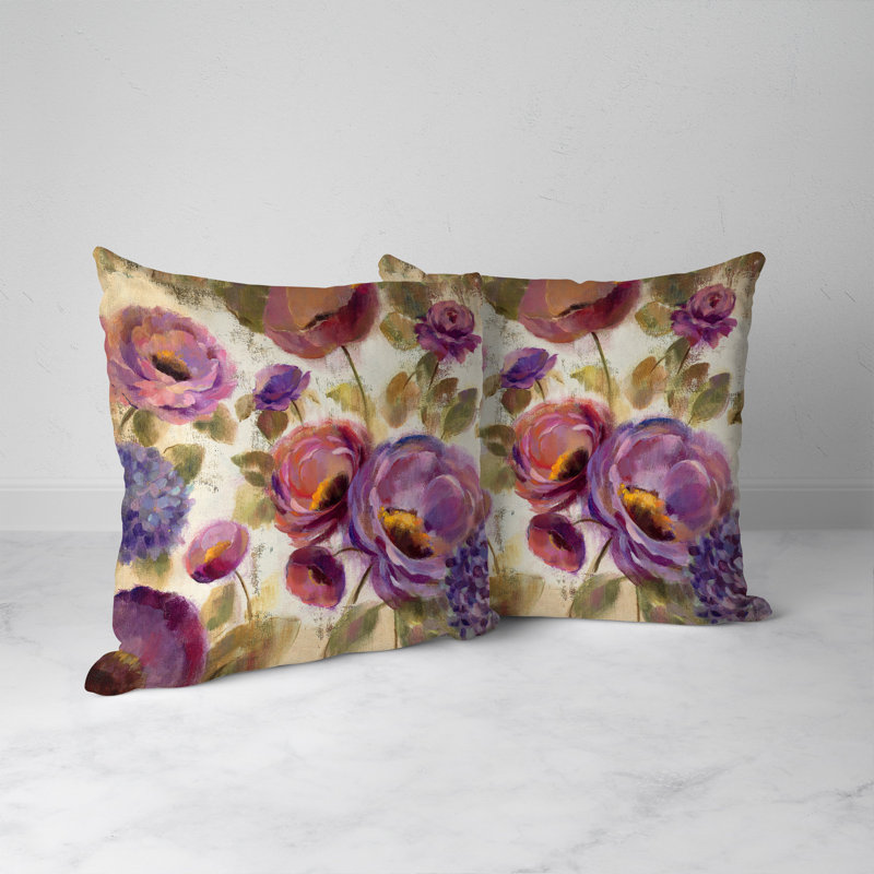 Coussin décoratif Laural Home Precious Mauves II