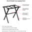  Porte-bagages pliant en bois-797164096