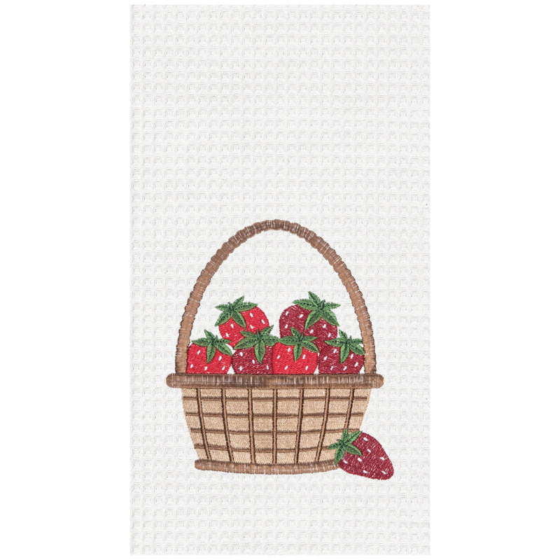 Serviette de toilette fraise