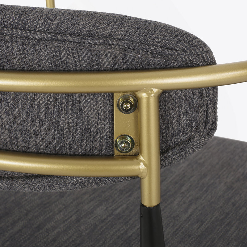 Tabouret de bar (ensemble de 2), Gris anthracite