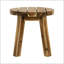 Table d'appoint ronde en bois massif