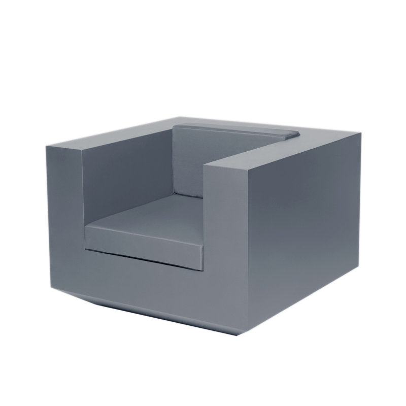 Vela - Resin Lounge Chair - Basic, Steel