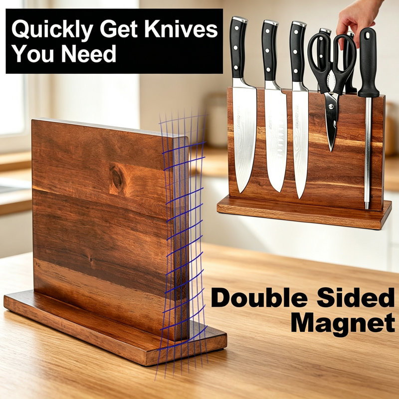 Fcbnposi Magnetic Knife Block