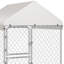  Chenil d'extérieur pour chien, cage pour chien robuste avec toit